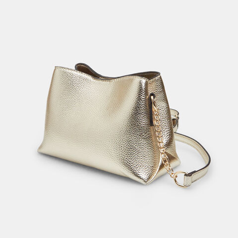 Bolso cruzado de mujer, Dorado Bolso cruzado de mujer, Dorado